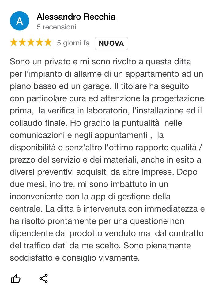 recensione dottor antifurto esperto in sistemi di sicurezza